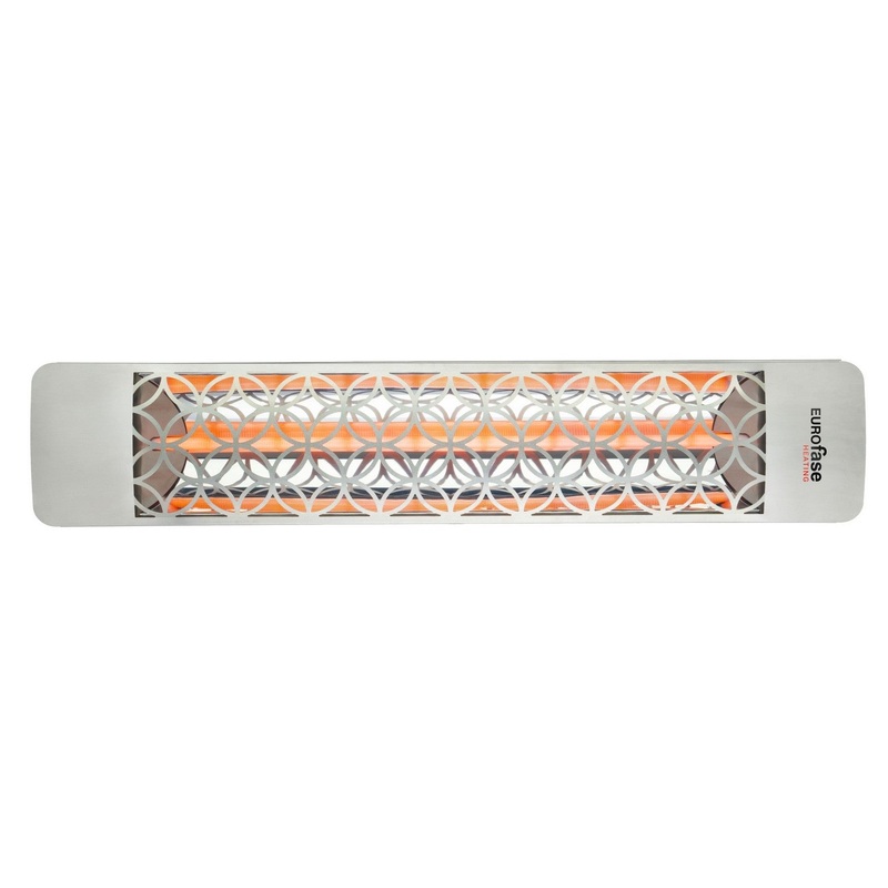 Eurofase EF25208S2 Single Element Heater Stainless Steel