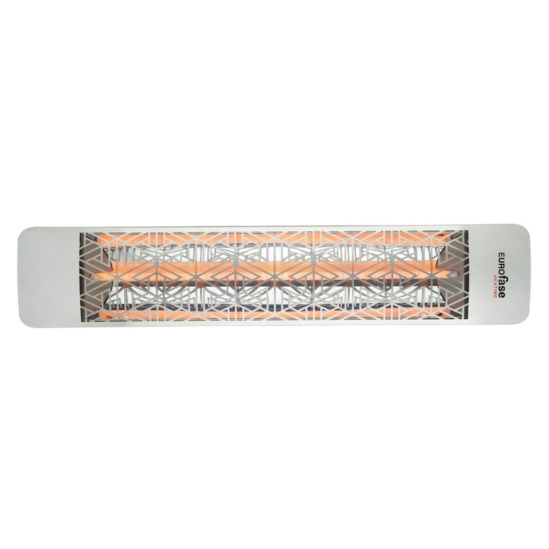 Eurofase EF25208S3 Single Element Heater Stainless Steel