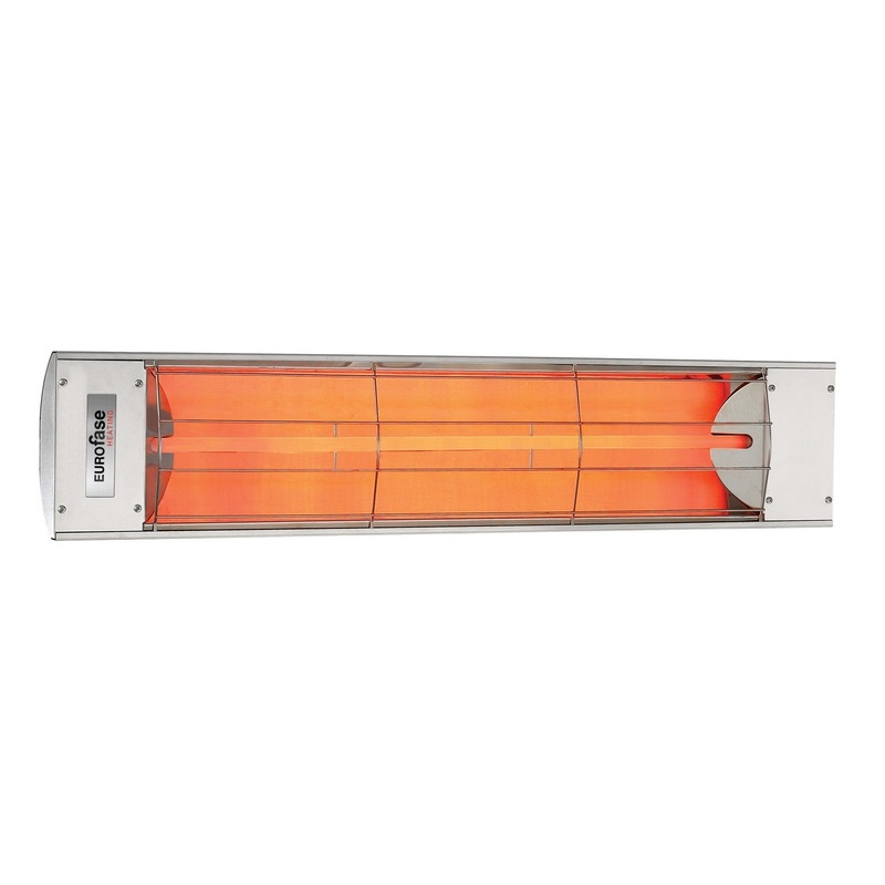 Eurofase EF25277S Single Element Heater Stainless Steel