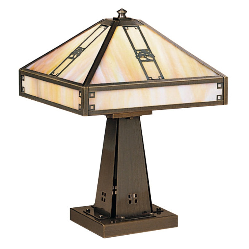Arroyo PTL-11OGW-AB Pasadena One Light Lamps Antique Brass