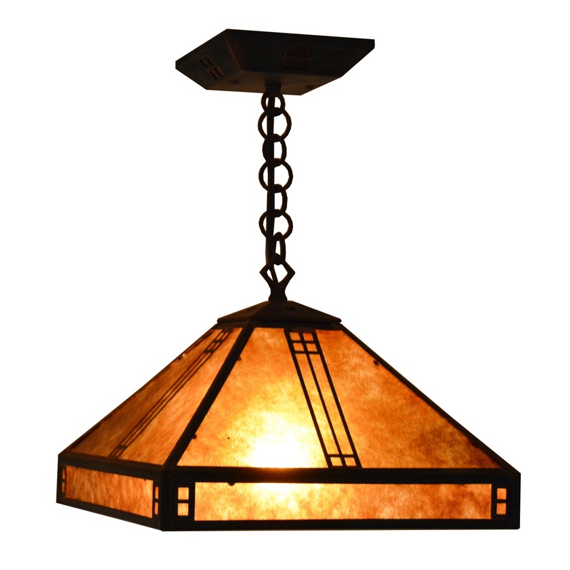 Arroyo PH-12M-BZ Prairie One Light Pendant Bronze